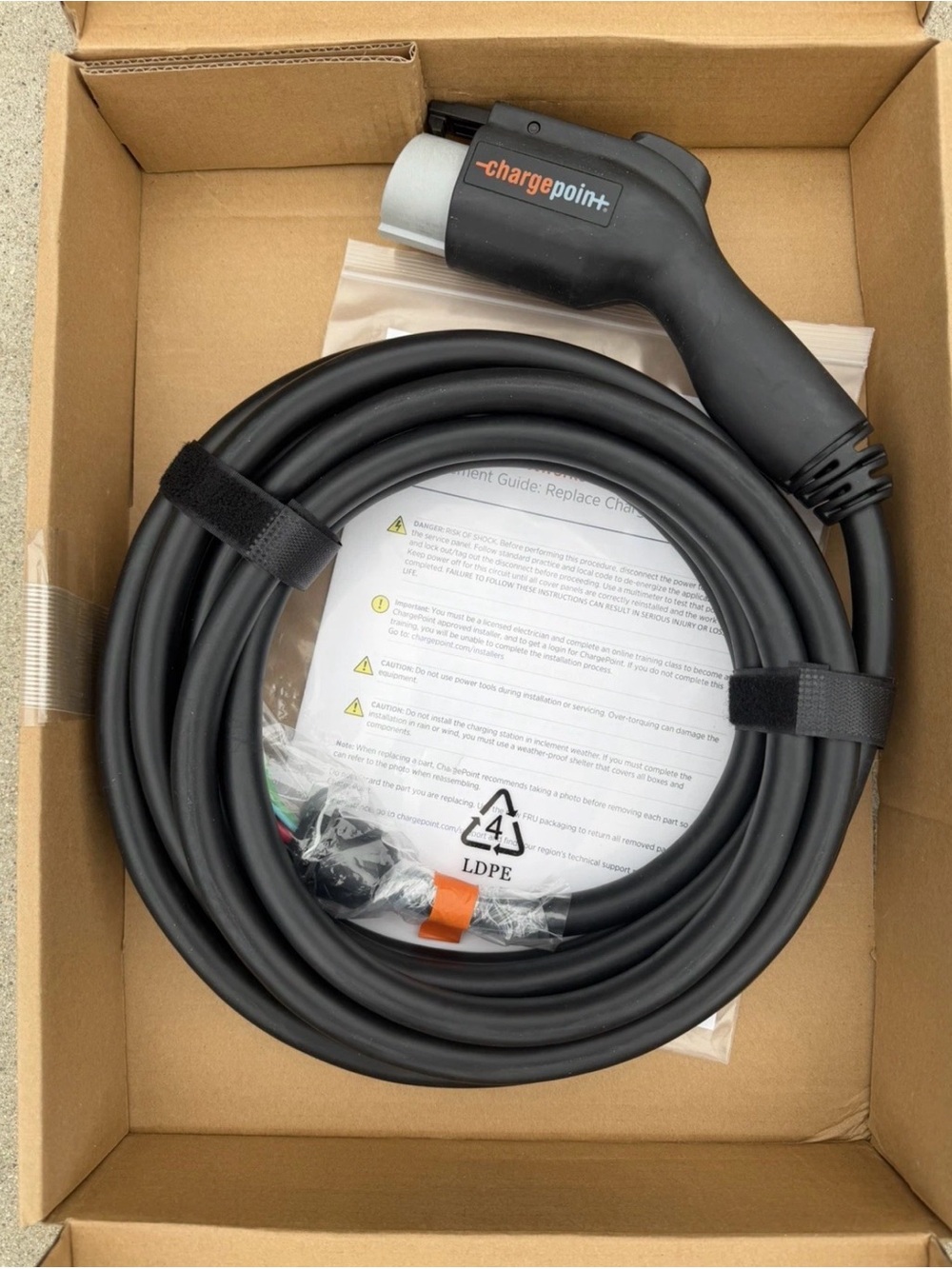 ChargePoint Home Flex EV Replacement Charging Cable J1772 - CPH-50. 23 feet